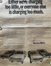 1968 Amc Javelin Ambassador Rambler Full Line Newspaper Ad - 1968 Amc Javelin Ambassador Rambler Full Line Newspaper Ad -