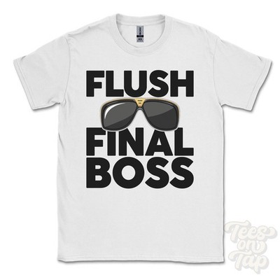 FLUSH FINAL BOSS T-SHIRT lustiges Weihnachtsgeschenk Kirklees Ballyward Firthcliffe England