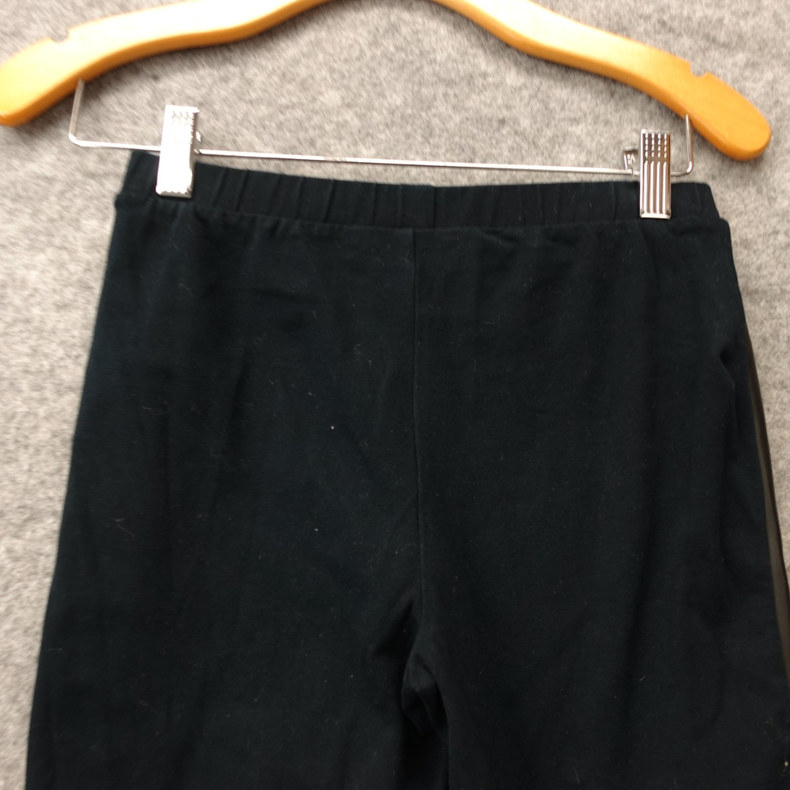 RALPH LAUREN Girls Black Leggings LARGE 12 14 Faux Leather Moto Rocker Y2K 26x24 thumbnail 10