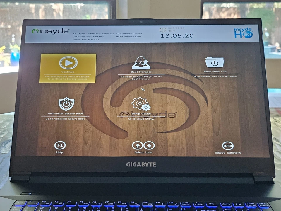 Gigabyte A7 K1 Gaming Laptop - 17.3" FHD 144Hz, Ryzen 7 5800H, RTX 3060, 1.5TB - Image 2 of 4