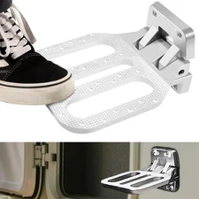 Large Folding Truck Step 6.75'' x 8.56'' Platform for Truck, Trailers, FS2797CH