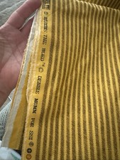 Gold Stripe Debbie Mumm Fabric 4 yards 16  OOP Cotton