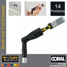 Paint Brush Extension Pole Holder & Tool Extender Adaptor Adjustable Angles