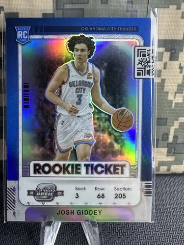 2021-22 Panini Contenders Optic Josh Giddey RC Rookie Ticket Silver Prizm #20