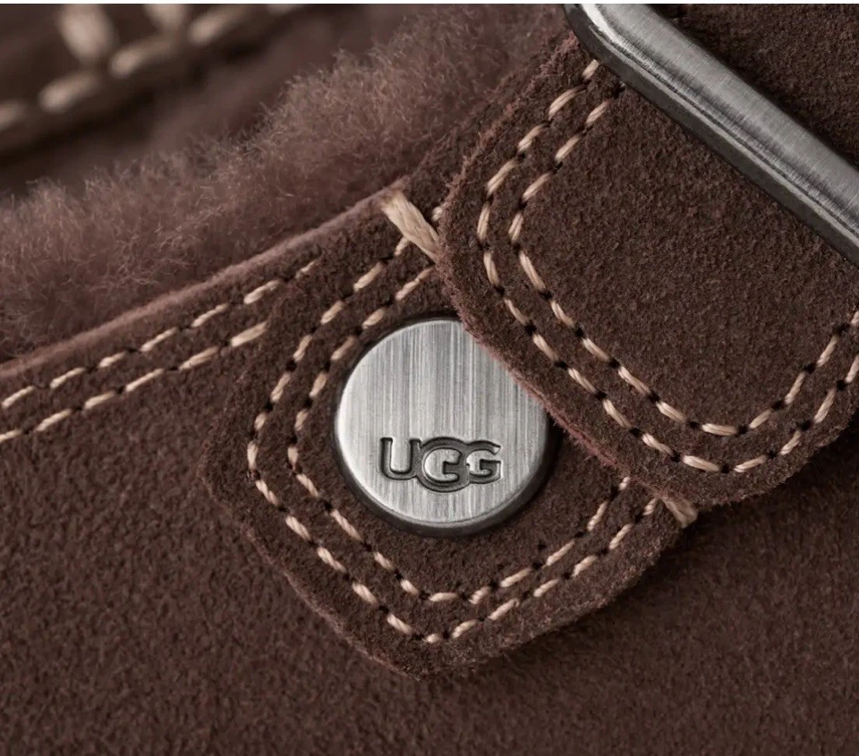 Ugg Women's Goldenstar Evelina Clog Burnt Cedar Size UK7 Brand New 
