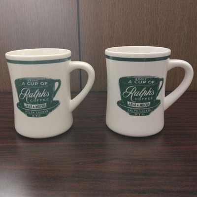 Ralph Lauren Ralph's Coffee Java & Mocha Mug Cup Pair Set