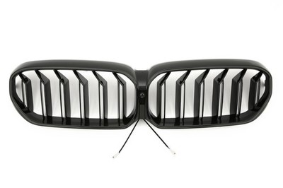 2020-2023 | LED Kühlergrill Glanz Schwarz passt für BMW 5er G30 G31 LCI