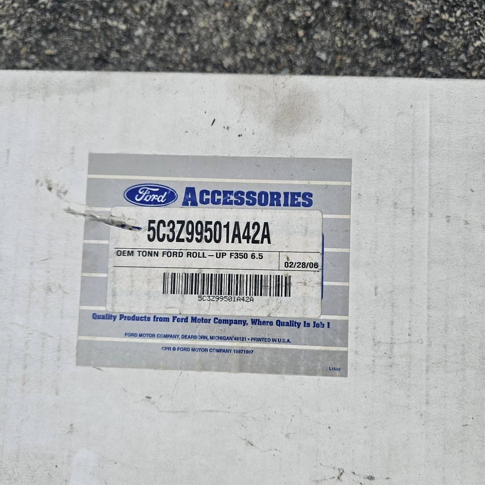 02-10 Ford F-250/F-350 Super Duty Roll-Up Tonneau Cubierta 6.5' Platón 5C3Z-99501A42-A Foto 4 de 4