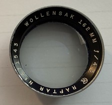 Wollensak Raptar 162mm f4.5 Front Lens