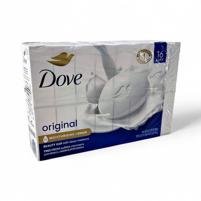 Dove Beauty Bar Original White Moisturizing Soap - 3.75 oz/ 16 Count