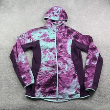 Nike Womens Jacket Medium Purple Printed Trail Kiger Lightweight Running Ripstop