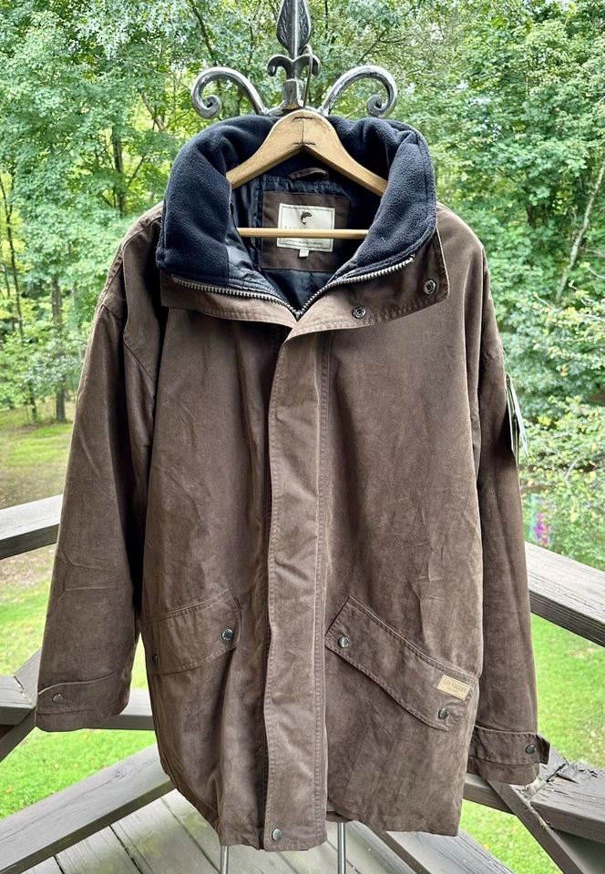Lee Valley Ireland Cork Jacket Mens XXL Chocolate Brown Leisure NWT Deadstock - Image 4 of 4