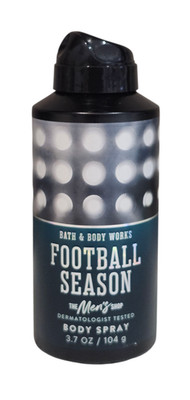 NEW Bath & Body Works Men's Shop FOOTBALL SEASON Body Spray, 3.7 oz