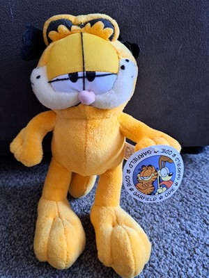 Garfield und Odie 10 Zoll Plüsch sehr guter Zustand mit Etikett Lasagne Jon