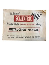 Vintage Scalextric Instruction Manual 5th Ed Keep Your Models Running At Peak