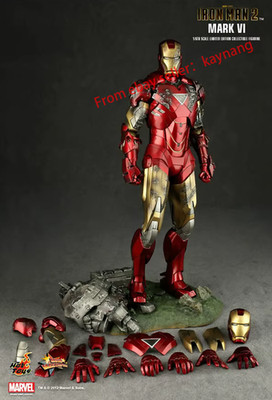 Hot Toys MMS132 Iron Man 2 1/6 Scale Iron Man Mark VI Action Figure Toy Model