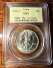 1939-S Walking Liberty Silver Half Dollar 50C PCGS MS65 Old Green Holder OGH