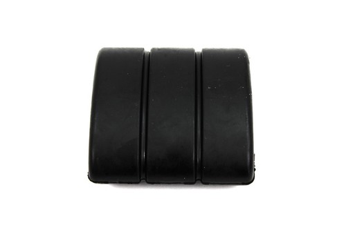 Black Rubber Brake Pedal Pad With FLH Logo fits Harley Davidson - Picture 4 of 4