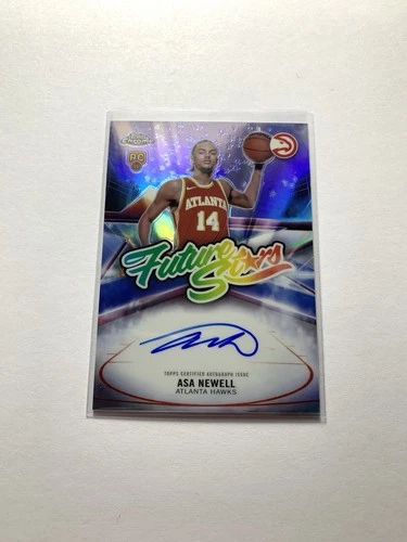 2025-26 Topps Chrome - Future Stars Autographs Asa Newell #FS-AN - ON CARD AUTO