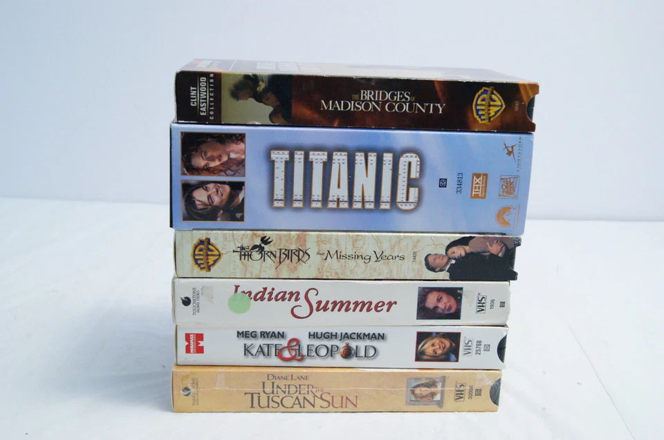 VHS Movie Lot Romantic Comedy Rom-Com & Romance Drama VHS Movies TESTED - Image 2 of 4