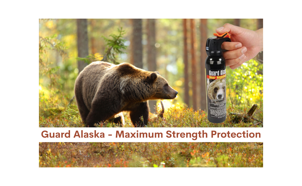 Guard Alaska 9 oz. Bear Spray Repellent + Tactical Belt Clip Holster 734122001576 eBay