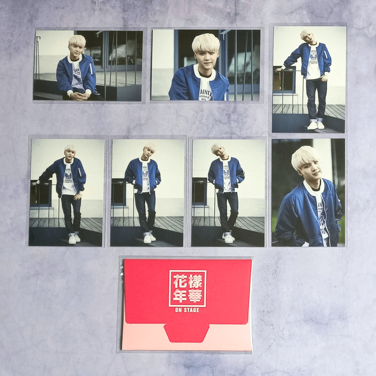 BTS 2015 HYYH On Stage Concert Official Mini Photo Card - Suga
