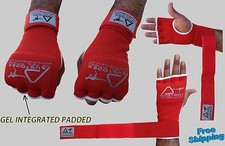 Inner Hand Wraps Boxing Gloves Fist Padded Bandages MMA Gel Muay Thai Kick STRAP