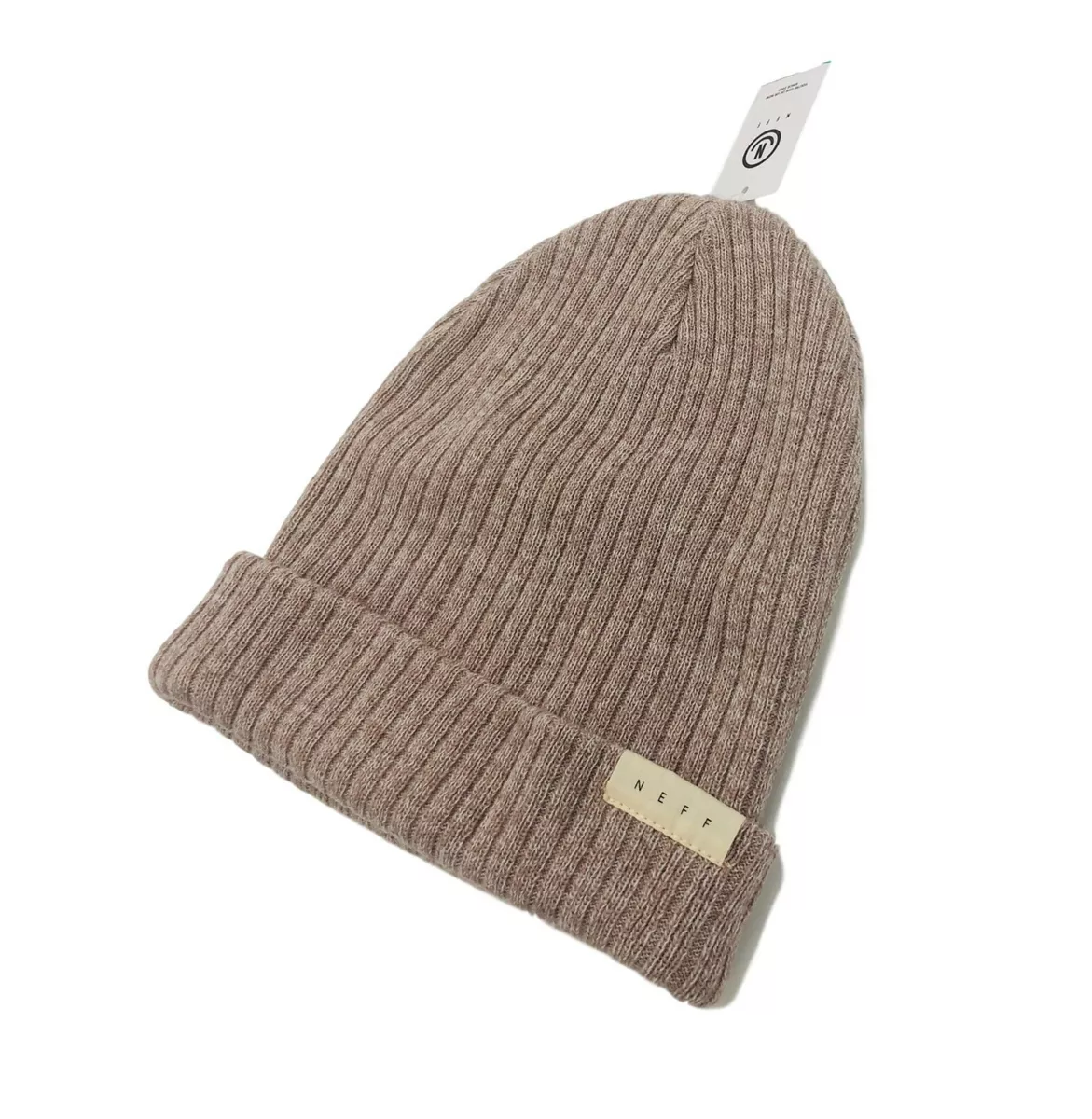 NEFF Women s Heather Light Pink Beanie Hat Winter Head Wear One Size Fits All