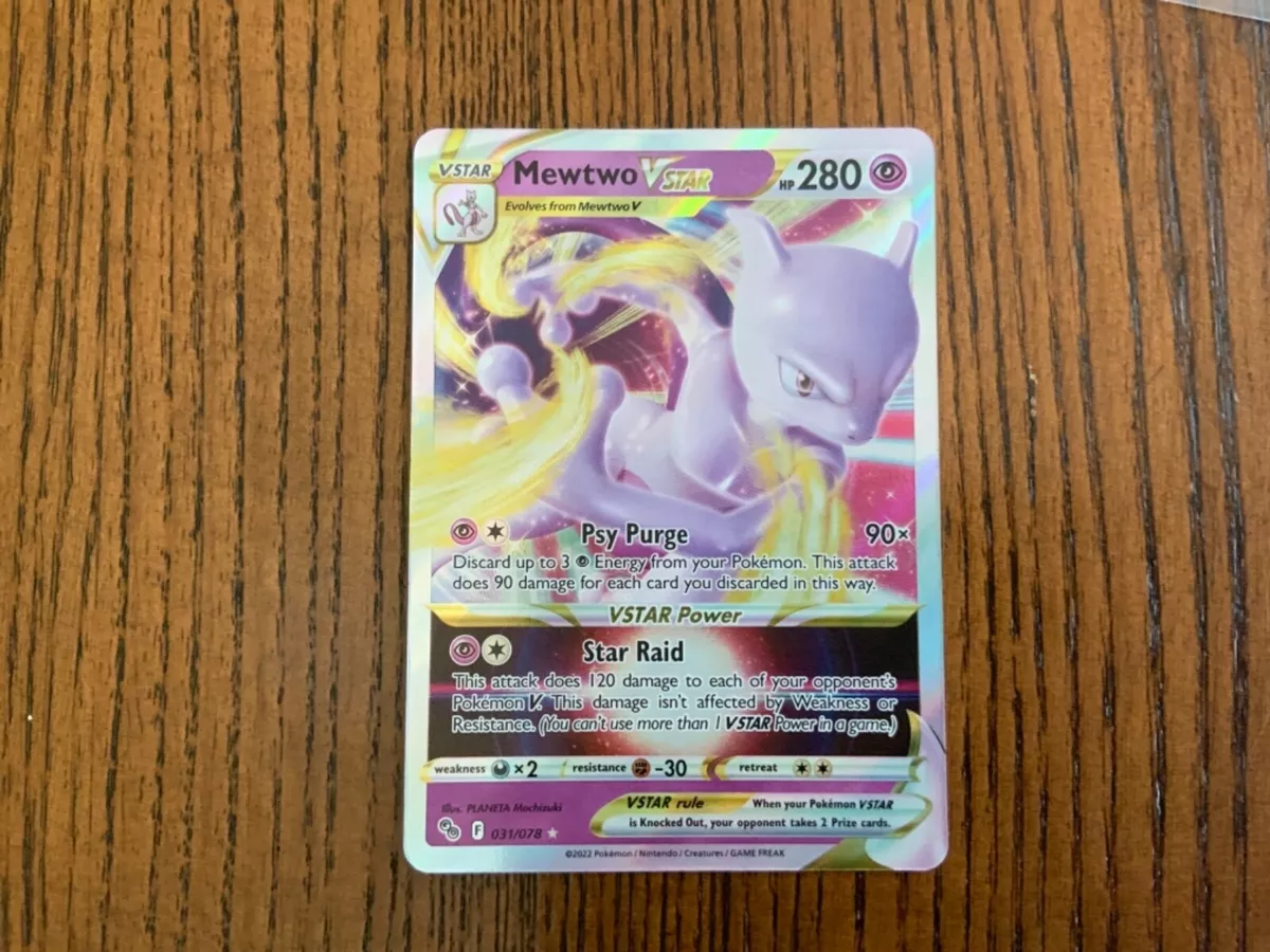 Mewtwo VSTAR - Pokémon Go Pokémon card 031/078