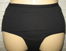 HANES FRESH  DRY - MEDIUM - BLACK - Leak Protection Liner Underwear