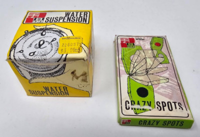 Tenyo Vintage Magic Tricks Water Suspension Crazy Spots Made in Japan in Box