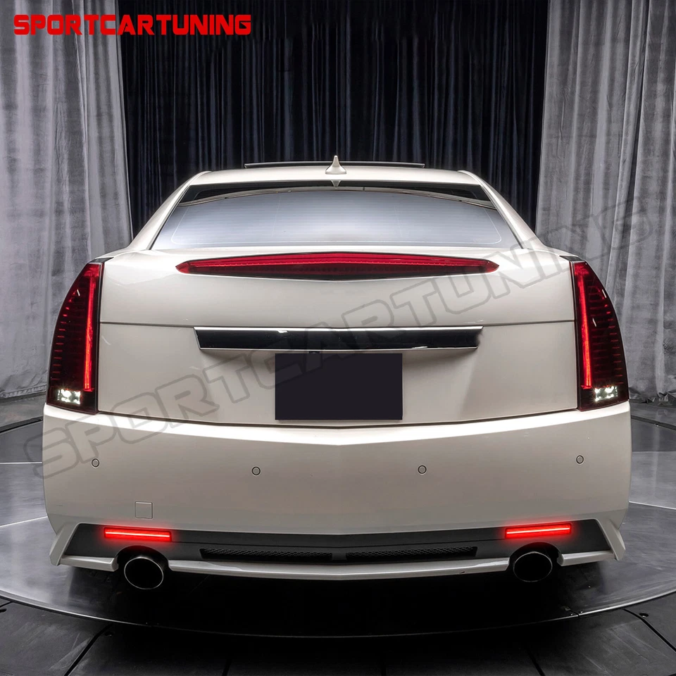 Red Bumper LED Reflector Light For Chevrolet Equinox Trailblazer SS Cadillac CTS Foto 4 de 4