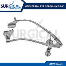 Mcpherson Eye Speculum 3.20" (82mm) & 14mm Blade Ophthalmic Surgical German Grad