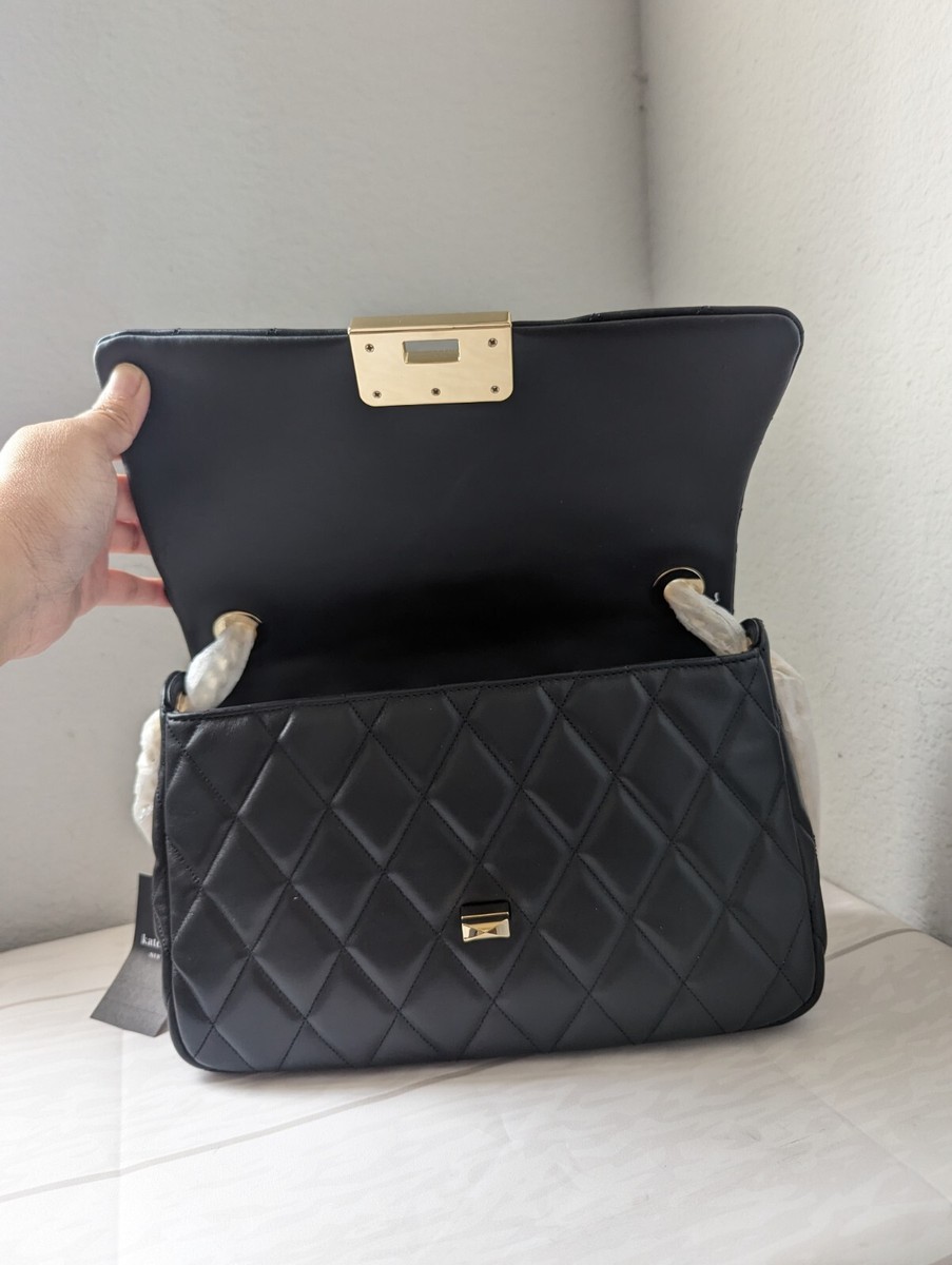 NWT Kate Spade KH228 Carey Medium Flap Twist Lock Shoulder