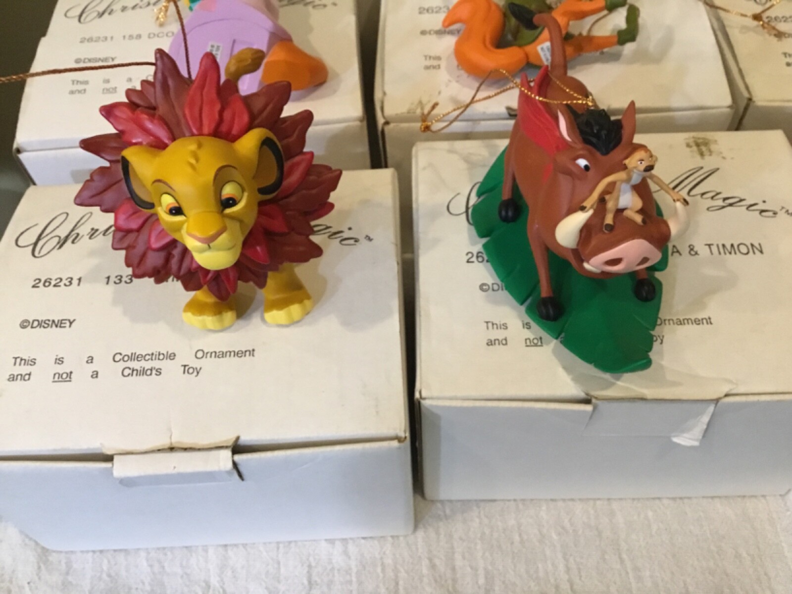 Grolier Disney Christmas Magic Ornaments Lot of 10 eBay
