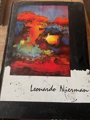 Signed Book Artist Leonardo Nierman Text By Enrique Gual Mexico Color Plates HC