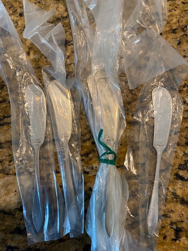 CLINTON STERLING SILVER FLATWARE BY STIEFF RARE PATTERN SET 12 TOTAL 72 PIECES - Picture 2 of 3