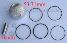 125cc Piston & Rings Lifan 1P54FMI Engine Dirt Pit Bike Atv Apollo BMS Coolster