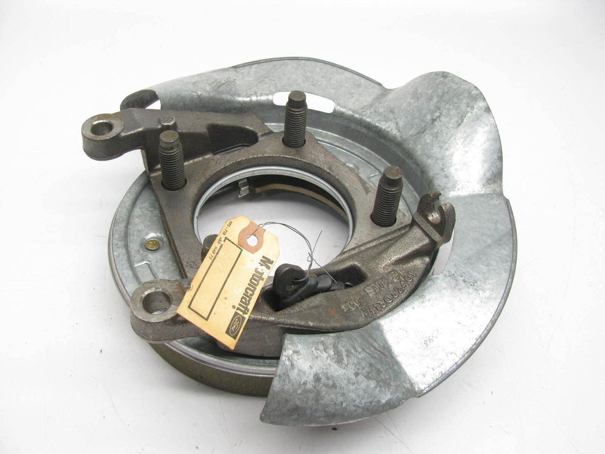 NOS UNBOXED Rear Right Parking Brake Shoes Adapter Bracket Plate  