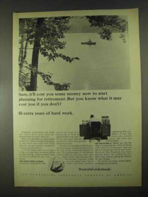 1967 Prduential Insurance Ad - It'll Cost You Money