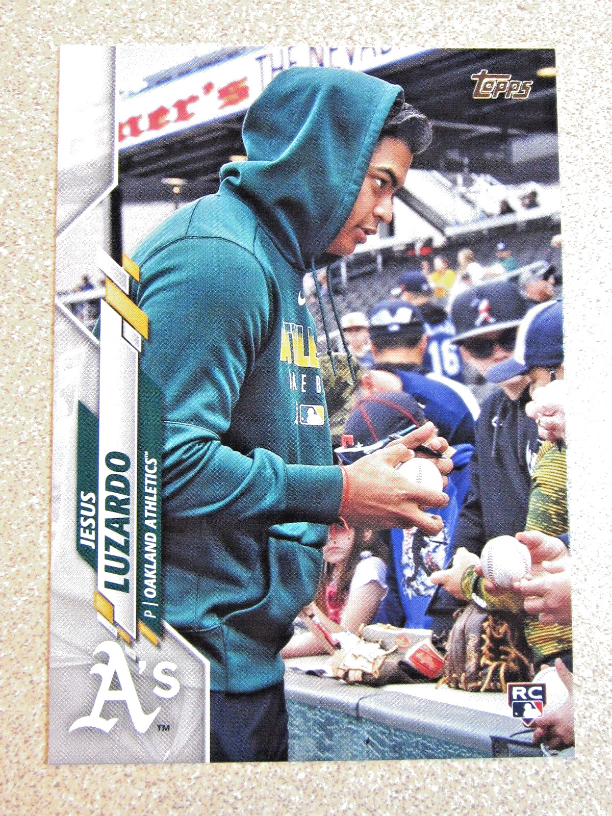 2020 TOPPS UPDATE U-94 JESUS LUZARDO SHORT PRINT SP VARIATION ATHLETICS ROOKIE