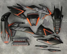 Plastics + Graphics KTM 2017 2018 2019 EXC EXC-F 125 250 300 350 450 500 *MATTE*