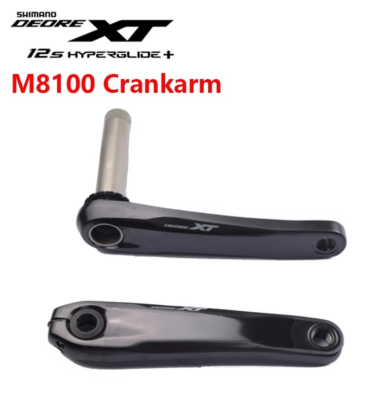Shimano DEORE XT M8100 Crank Arm 1x12 Speed Crankset For MTB