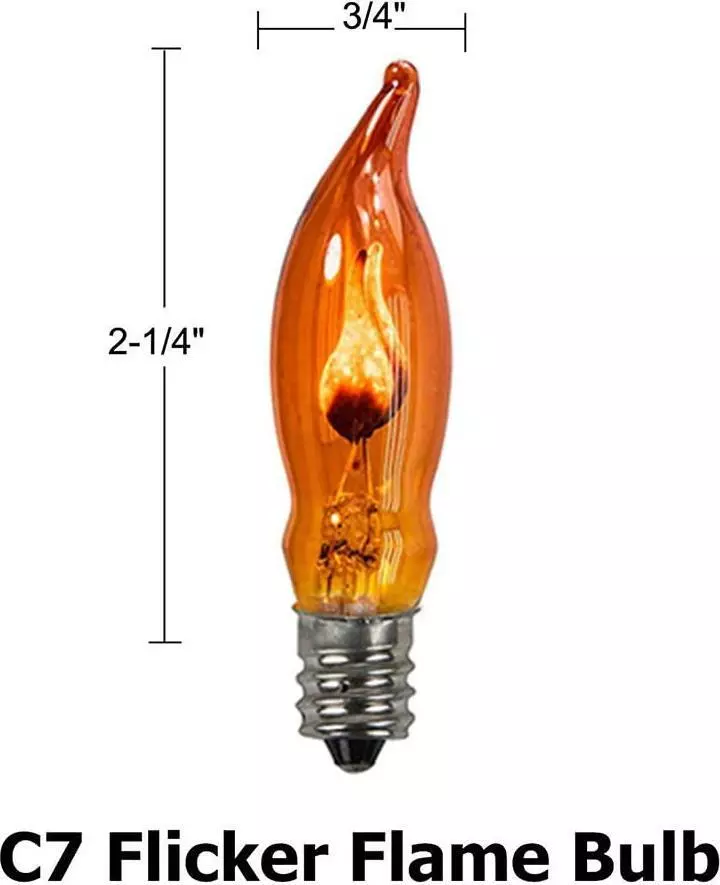120v 1w on sale flicker bulb