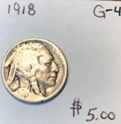 1918 Buffalo Nickel, 1 coin