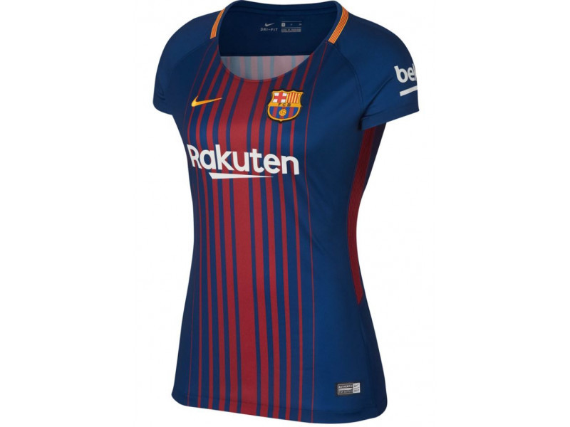 Women's 2017/18 Nike FCB Barcelona Home Soccer Jersey [847226-456