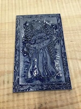 Rowe Pottery Works 2000 Angel Plaque Wall Hanging CLEAN