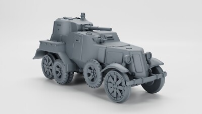 Bolt Action Battlegroup BA-10 Soviet Train Wheels Armoured Car (Soviet) 28mm