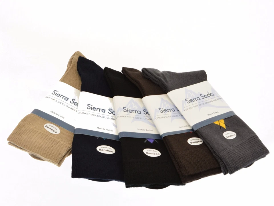 Calcetines de bambú Argyle de vestir para mujer - Paquete de 1 o 3 pares, regalos de cumpleaños para mamá Foto 2 de 4