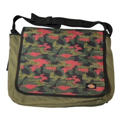 #ad Dickies Convertible Camo Messenger Bag Backpack